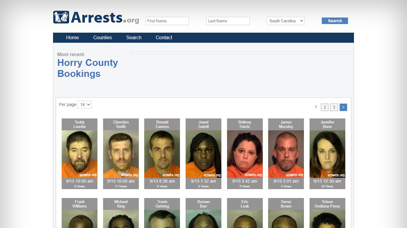 Horry County Arrests and Inmate Search